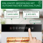 Kwasyo Dörrautomat 750W mit 12 Etagen – Profi-Lebensmitteltrockner mit digitaler Temperaturregelung – Bild 5