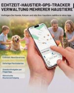 DisRun GPS Tracker Halsband für Katzen & Hunde – Echtzeit-Ortung ohne Gebühren – Bild 4