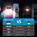 SIGRILL 6er Set Solar-Wandleuchten mit Bewegungsmelder – 150 LED für Garten & Garage – Bild 3