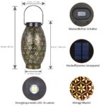 Görvitor Solarlaterne Metall – IP65 Wasserdicht, Hängend für Garten & Balkon – Bild 7