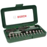 Bosch 46-teiliges Schraubendreher-Set mit Bits & Steckschlüsseln – Universelles Werkzeug-Set