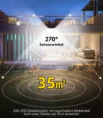 4er Set Solarlampen mit Bewegungsmelder 248 LEDs – IP65 Außenleuchte für Garten & Garage – Bild 7