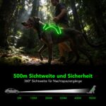 Kpuplol LED-Hundegeschirr wiederaufladbar – Leuchtgeschirr mit No-Pull-Design für alle Grössen – Bild 5