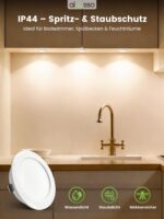 ALUSSO 3er Set LED Einbaustrahler 12-24V – Flach & IP44 für Küche & Möbel – Bild 5