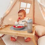 Twistshake Click-Mat Mini Grau – Anti-Rutsch-Geschirrset für Babys ab 6 Monaten – Bild 2