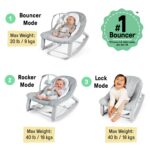 Ingenuity Keep Cozy 3-in-1 Wippe mit Vibrationen – Wächst mit Ihrem Baby bis 18 kg – Bild 6