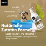 animigo Hunde- & Katzenshampoo 500 ml mit Kokos & Aloe Vera – Sanfte Fellpflege für alle Rassen – Bild 2