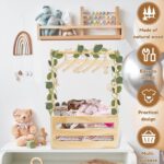 Gebrazy Babykorb aus Massivholz mit Rädern – Praktischer Geschenkkorb für Babypartys – Bild 4