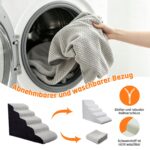 A.FATI Hundetreppe 5 Stufen – Haustiertreppen für Bett & Sofa bis 60 cm Höhe – Bild 6