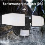 Northpoint LED Batteriestrahler mit Bewegungsmelder – 400 Lumen Fluter 2er-Set Schwarz – Bild 6