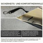 KZARYVEXIS Hundetasche 43×20×30cm – Leichte Transporttasche für kleine Hunde & Katzen – Bild 4