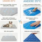 Baopinlady Selbstkühlende Hundematte XL 70x100 cm – Waschbare Kühldecke für Hunde & Katzen – Bild 6