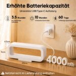 GOODEA 20cm Akku-Wandleuchte mit Bewegungssensor & Fernbedienung – 60 Tage Laufzeit, 2er Set – Bild 7