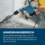 Bosch Professional GBH 5-40 DCE Bohrhammer – 8,8 J Schlagenergie für Profis – Bild 6