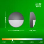 Philips Capricorn LED Aussenwandleuchte 700 lm – Moderne Gartenbeleuchtung IP44 Anthrazit – Bild 7