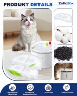 ZaKaBox Katzenbrunnen Filter für Homerunpet WF20, CF20, BF10 – 6er Set – Bild 3