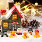 THE TWIDDLERS 12er Set Weihnachts-Badeenten – Festliches Badespielzeug für Babys & Kleinkinder – Bild 2