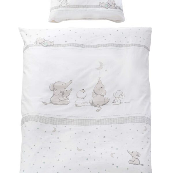 roba Kinderbettwäsche 100 x 135 cm Sternenzauber – Bio-Baumwolle für Babys & Kinder
