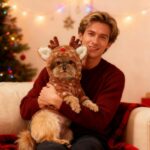 TECHEEL Weihnachts-Elchkostüm für Katzen & kleine Hunde Grösse L – Bild 7