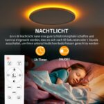 Birnetek® LED-Deckenlampe 24W rund – Dimmbar 3000K–6500K mit Nachtlicht & Fernbedienung – Bild 3