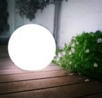 Green Blue GB166 Solarkugel 25cm – LED Gartenleuchte mit Dämmerungssensor für Wege & Terrasse – Bild 2