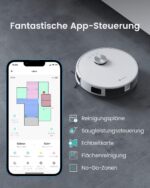 Lefant M1 Saugroboter mit Wischfunktion – 5500Pa Saugkraft für Tierhaare & Hartböden – Bild 7