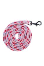 HKM Hobby Horse Halfter & Führstrick Set Flower – Spielzeugzubehör mit Karabiner – Bild 3