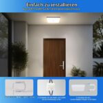 30W LED Deckenleuchte mit Bewegungsmelder – 2400 Lumen Neutralweiss für Innen – Bild 5