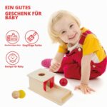 Adena Montessori Object Permanence Box – Holzspielzeug für Babys & Kleinkinder ab 6 Monaten – Bild 6
