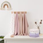 Susurration Mulltücher Baby 60x60cm, 8er-Pack – 100% Baumwolle Spucktücher für Neugeborene – Bild 2
