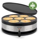 H.Koenig KREP56 Crêpes Maker 2in1 – Elektrische Crêpesmaschine mit Wendeplatte 1500W – Bild 4