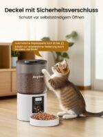 Anykuu Futterautomat 4L – Automatischer Futterspender für Katzen & Hunde mit Timer – Bild 6