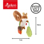 Sigikid Eichhörnchen Anhänger mit Rassel – Motorik-Spielzeug für Babys ab Geburt – Bild 2