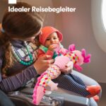 hahaland Axolotl Sensorik Spielzeug 0-6 Monate – 5-in-1 Musikspielzeug mit Beissring & Spiegel – Bild 9