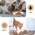 6er Set Keramik Katzennapf flach – Schnurrbart-freundlich & spülmaschinenfest für Katzen – Bild 6