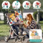 Neuytiky Kinderwagen Spielbogen mit Tieranhängern – Motorikspielzeug für Babys 0–12 Monate – Bild 6