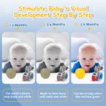 Joyreal 10-teiliges Sensorikspielzeug-Set für Neugeborene – Musikraupe & Tummy Time Toys – Bild 6