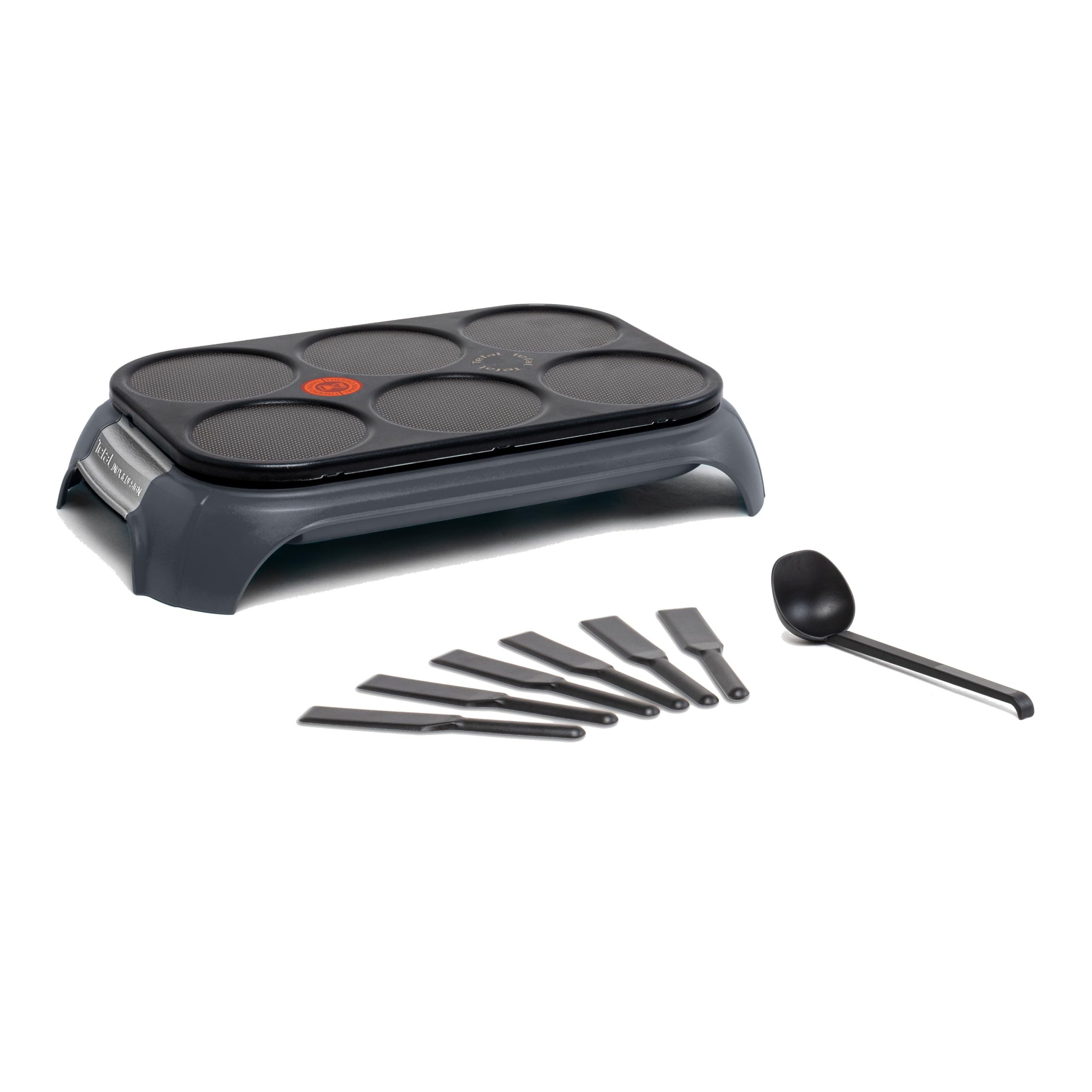 Tefal Crep'Party Crêpes- und Pancake-Maker für 6 Personen – Antihaftbeschichtet