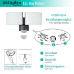 Oktaplex Cali Dos LED Strahler mit Bewegungsmelder – 40W, 3200 Lumen, IP65, Master-Funktion – Bild 3