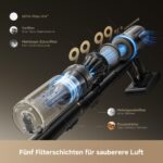 dreame V20 Pro-A Akku-Staubsauger mit KI-Kantenreinigung & TangleCut – 210 AW Saugkraft – Bild 6