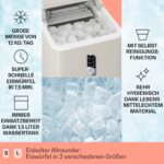 Klarstein Eiswürfelmaschine – Profi Ice Maker mit 12kg/24h Produktion für Zuhause & Gastro – Bild 3