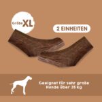 MAIKAI 2er Packung Hirschgeweih XL für Hunde – Natürlicher Kauknochen für Zahngesundheit – Bild 3