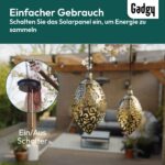 Gadgy Solar Orientalische Hängelaternen 2er Set – Marokkanische Solarleuchten für Garten – Bild 8