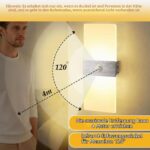 LED Wandleuchte mit Bewegungsmelder 12W – Warmweiß 3000K für Flur & Treppenhaus – Bild 3