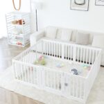 Gupamiga Laufgitter 150x180 cm – Sicheres Laufstall Aktivitätszentrum für Babys