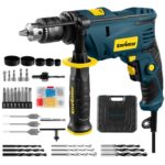Enventor Schlagbohrmaschine 900W – 2-in-1 Bohrhammer mit 36 Zubehörteilen & 360° Griff