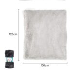 Nobleza Hundedecke 120x100 cm – Weiche Fleecedecke für Hunde, Katzen & Haustiere – Bild 3