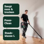metabo AS 18 L PC Compact – 18V Akku-Sauger Nass-Trocken mit PressClean – Bild 4