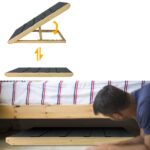 FIVMEN Hunderampe 60cm Holz Faltbar – Höhenverstellbare Haustiertreppe für Bett & Sofa – Bild 6