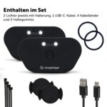 Bergsteiger LED Kinderwagenlicht 360° – USB-Akku Beleuchtung für sicheres Fahren – Bild 8